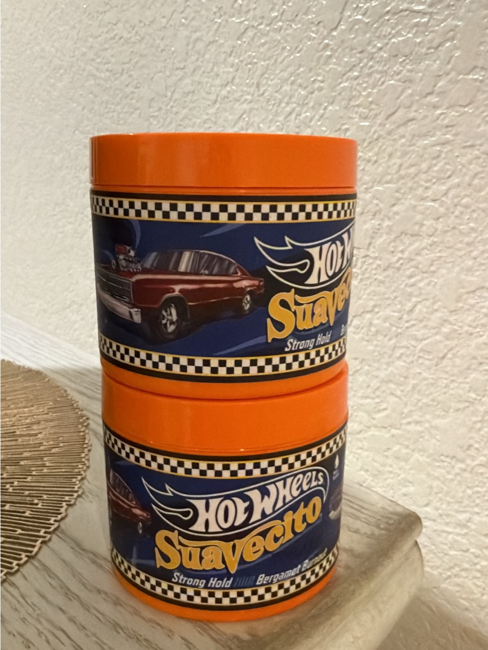 2 Hot Wheels x Suavecito Orange Pomade Duo